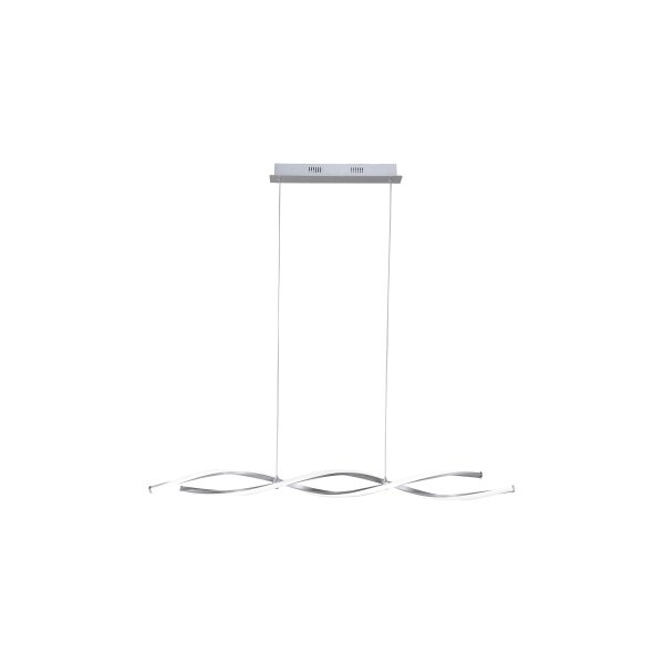 Paul Neuhaus LED-Pendelleuchte Polina Acryl, Metall & Stahl – Länge ca. 111 cm