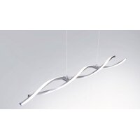 Paul Neuhaus LED-Pendelleuchte Polina Acryl, Metall & Stahl – Länge ca. 111 cm