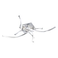 Paul Neuhaus LED-Deckenleuchte Polina Acryl, Metall & Stahl – Durchmesser ca. 78 cm