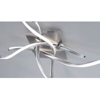 Paul Neuhaus LED-Deckenleuchte Polina Acryl, Metall & Stahl – Durchmesser ca. 78 cm