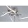 Paul Neuhaus LED-Deckenleuchte Polina Acryl, Metall & Stahl – Durchmesser ca. 78 cm