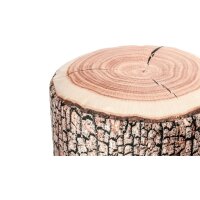 SITTING POINT Sitzsack-Hocker Dot Com Wood Höhe ca. 100 cm - Mikrofaser