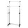 Rollgarderobe als Flurmöbel oder Schlafzimmermöbel verchromter Stahl – Breite ca. 80 cm