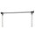 Rollgarderobe Aluminium & Chrom – Breite ca. 90 cm
