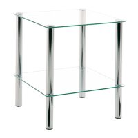 Beistelltisch als praktisches Kleinmöbel Klarglas...
