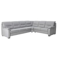 Modulmaster MM-PP1009 - Ecksofa mit Federkern graue...