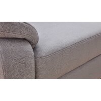 Modulmaster MM-PP1009 - Polstersessel mit Bonnellfederkern graue Mikrofaser Holiday & schwarze Holzfüße