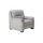Modulmaster MM-PP1009 - Polstersessel mit Bonnellfederkern graue Mikrofaser Holiday & schwarze Holzfüße