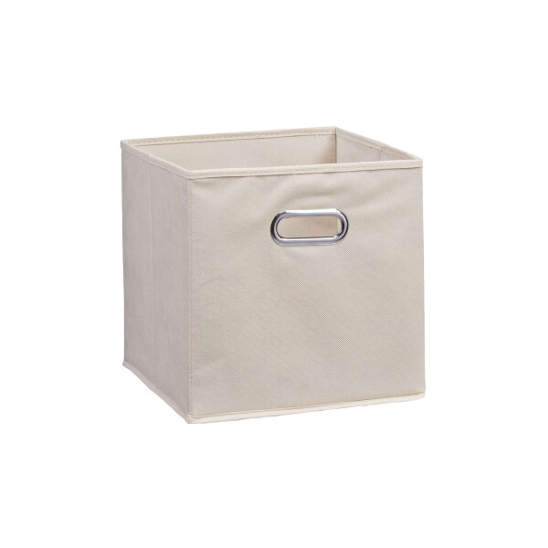 Faltbox Lisa beiges Vlies – ca. 32 x 32 cm