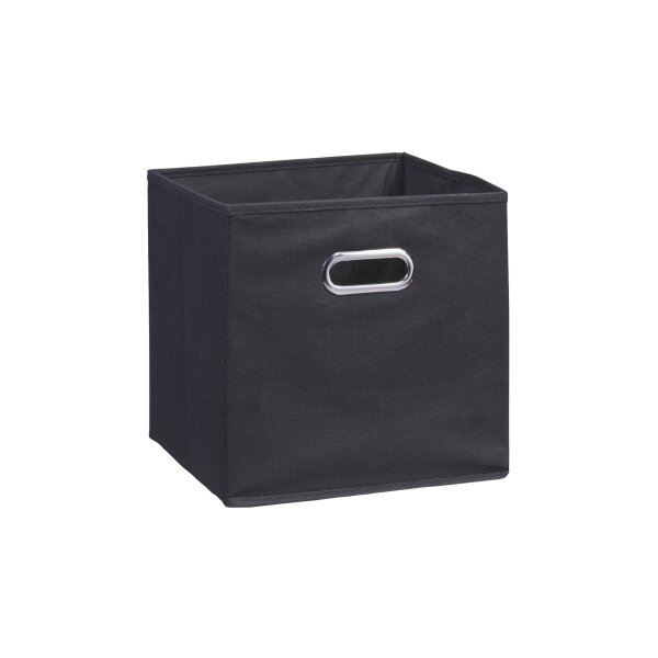 Faltbox Lisa schwarzes Vlies – ca. 28 x 28 cm