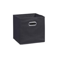 Faltbox Lisa schwarzes Vlies – ca. 28 x 28 cm