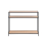 Konsoltisch Seaford im Industrielook - Beistelltisch Wildeiche & Schwarz – Länge ca. 100 cm