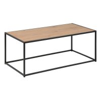 Couchtisch Seaford im Industrielook bzw. Sofatisch Wildeiche & Schwarz – ca. 100 x 50 cm