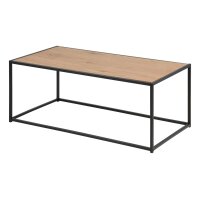 Couchtisch Seaford im Industrielook bzw. Sofatisch Wildeiche & Schwarz – ca. 100 x 50 cm