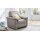 Modulmaster MM-ZE1059 - Polstersessel alufarbene Mikrofaser Holiday & matte Metallfüße