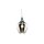 GLOBO Hängelampe Paso rauchfarbenes Glas & Nickel - Durchmesser ca. 22 cm