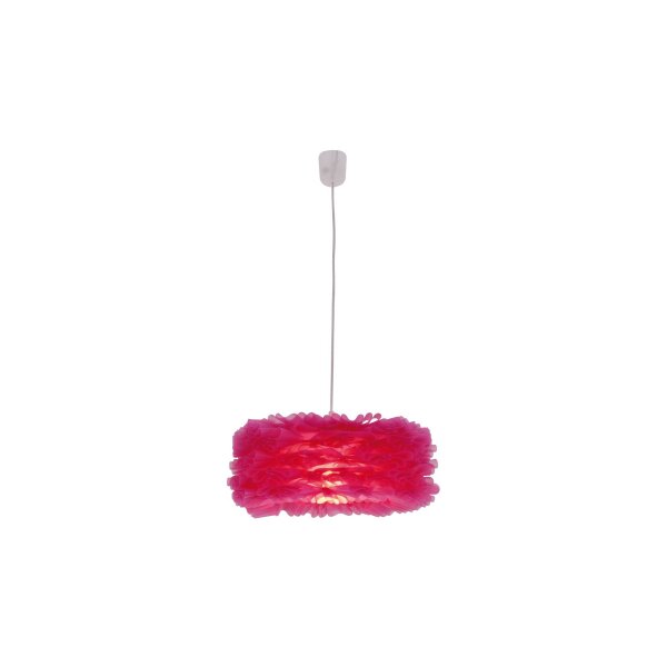 näve Hängelampe Marty pinker Kunststoff – Durchmesser ca. 40 cm