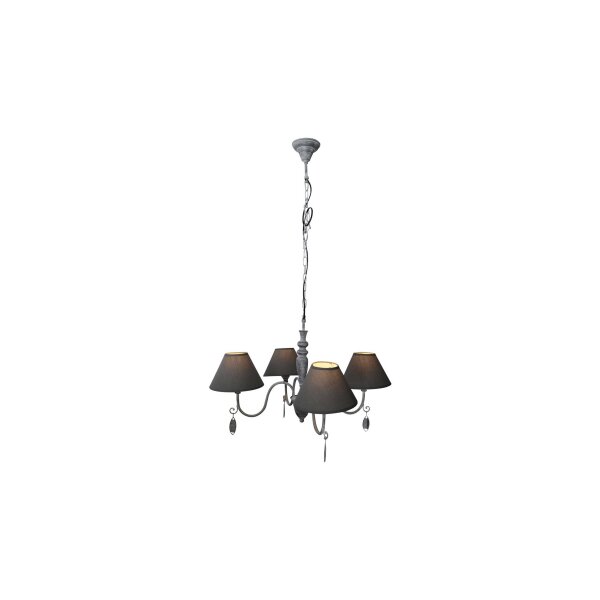 näve Kronleuchter Castle Schwarz & Antikgrau – Durchmesser ca. 55 cm