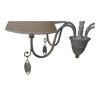 näve Kronleuchter Castle Natur & Antikgrau – Durchmesser ca. 55 cm