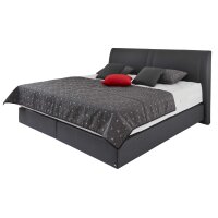 Interliving Boxspringbett Serie 1401 dunkelgraue...