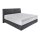 Interliving Boxspringbett Serie 1401 graues Flachgewebe Neo 485400 – Liegefläche ca. 180 x 200 cm