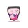 Kinder-Drehstuhl Ministyle pinker Motivbezug Cartoon Fox Princess & schwarzes Drehkreuz