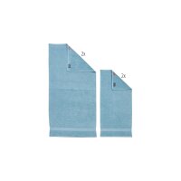 done.® Handtuch-Set Deluxe oceanfarbene Baumwolle...