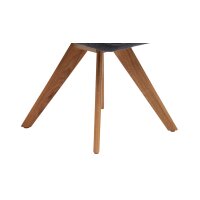 Interliving Esszimmer Serie 5102 – Polsterstuhl mit Drehfunktion graphitfarbener Bezug Tirol 480 & Wildeiche