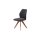 Interliving Esszimmer Serie 5102 – Polsterstuhl mit Drehfunktion graphitfarbener Bezug Tirol 480 & Wildeiche