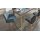 Interliving Esszimmer Serie 5102 – Armlehn-Polsterstuhl mit Drehfunktion aquafarbener Bezug Tirol 484 & Wildeiche, Drehfunktion