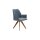 Interliving Esszimmer Serie 5102 – Armlehn-Polsterstuhl mit Drehfunktion aquafarbener Bezug Tirol 484 & Wildeiche, Drehfunktion