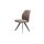 Interliving Esszimmer Serie 5102 – Polsterstuhl sandfarbene Mikrofaser Atlantis 914 & schwarzes Eisen