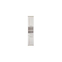 Badezimmer-Hochschrank Sibiu lärchefarbene & San...