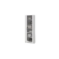 Aktenschrank weiße Kunststoffoberflächen – zwei Türen, Höhe ca. 198 cm