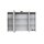 pelipal Serie 6040 - Spiegelschrank weiße Eiche – drei Türen, Breite ca. 103 cm