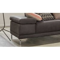 Interliving Sofa Serie 4252 – Ecksofa anthrazitfarbener Stoffbezug Büffel & Metallfüße – Stellfläche ca. 275 x 220 cm