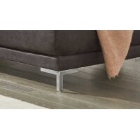 Interliving Sofa Serie 4252 – Ecksofa anthrazitfarbener Stoffbezug Büffel & Metallfüße – Stellfläche ca. 275 x 220 cm