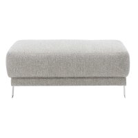 Interliving Sofa Serie 4252 – Polsterhocker stahlfarbener Bezug Sneak 149 & Metallfüße 4.31 – ca. 125 x 65 cm