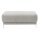 Interliving Sofa Serie 4252 – Polsterhocker stahlfarbener Bezug Sneak 149 & Metallfüße 4.31 – ca. 125 x 65 cm