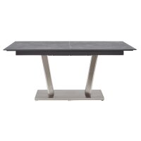 Interliving Esszimmer Serie 5104 – Auszugtisch terrafarbene Tischplatte & Edelstahlgestell – ca. 180-240 x 100 cm