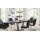 Interliving Esszimmer Serie 5104 – Auszugtisch terrafarbene Tischplatte & Edelstahlgestell – ca. 180-240 x 100 cm