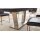 Interliving Esszimmer Serie 5104 – Auszugtisch terrafarbene Tischplatte & Edelstahlgestell – ca. 180-240 x 100 cm