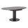 Interliving Esszimmer Serie 5104 – Auszugtisch dunkelgraue Tischplatte Industrial & schwarzes Metallgestell – Durchmesser ca. 120-180 cm