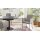 Interliving Esszimmer Serie 5104 – Armlehnstuhl graue Mikrofaser Dove & schwarzes Metallgestell