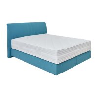 Interliving Boxspringbett Serie 1401 petrolfarbenes Flachgewebe Neo 485200 – Liegefläche ca. 180 x 200 cm