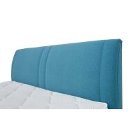 Interliving Boxspringbett Serie 1401 petrolfarbenes Flachgewebe Neo 485200 – Liegefläche ca. 180 x 200 cm
