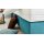Interliving Boxspringbett Serie 1401 petrolfarbenes Flachgewebe Neo 485200 – Liegefläche ca. 180 x 200 cm
