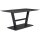 Interliving Esszimmer Serie 5105 – Esstisch betonfarbenes HPL & schwarzes Metall – ca. 220 x 100 cm