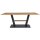 Interliving Esszimmer Serie 5105 – Esstisch Charaktereiche & schwarzes Metall – ca. 180 x 100 cm
