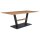 Interliving Esszimmer Serie 5105 – Esstisch Charaktereiche & schwarzes Metall – ca. 180 x 100 cm